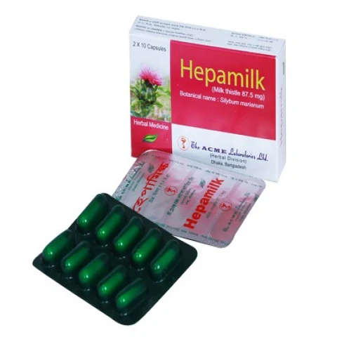 Hepamilk 140 Capsule 20's pack