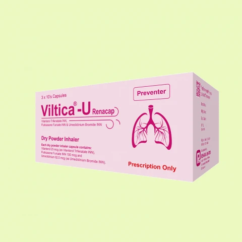 Viltica U Renacap 100 Inhalation Capsule 10 pcs