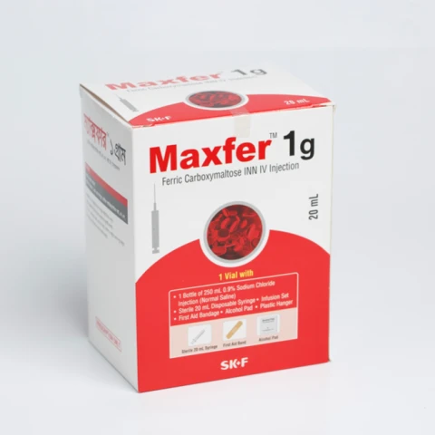 Maxfer 1 gm Injection 20 ml vial