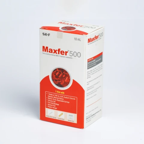Maxfer 500 Injection 10 ml vial