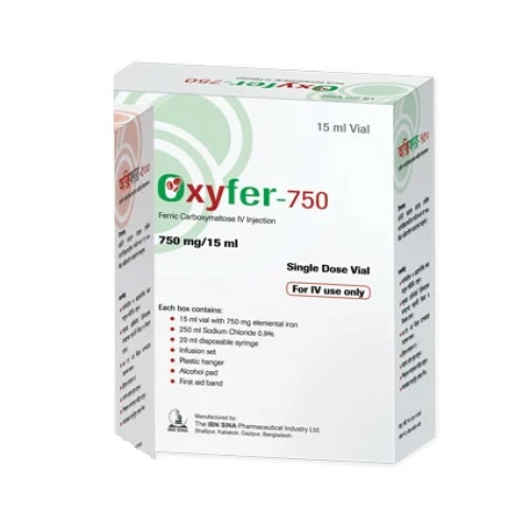 Oxyfer 750 Injection 15 ml vial