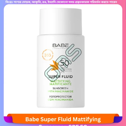 Babe Super Fluid Mattifying Sunscreen SPF 50-50 ml